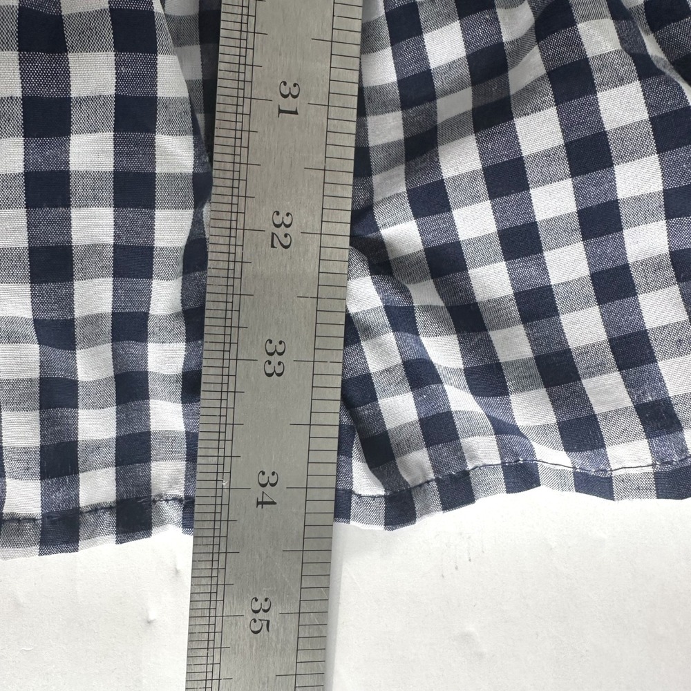 Speed Limit‎ MIlkmaid Gingham Check Prairie Dress Puff Sleeve Tiered Mini Size M - Picture 9 of 10